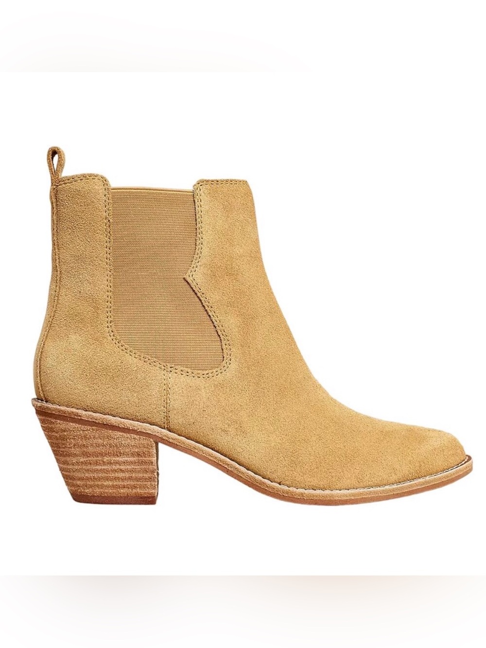 NEW MADEWELL TOFFEE SUEDE LEATHER THE WATKIN ANKLE BOOTS SZ 10 NN023 WESTERN